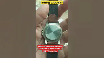Original GENEVA LIMITED EDITION LOT IMPORTED BEAUTIFUL WATCH |Swiss Watches |Japan made watches