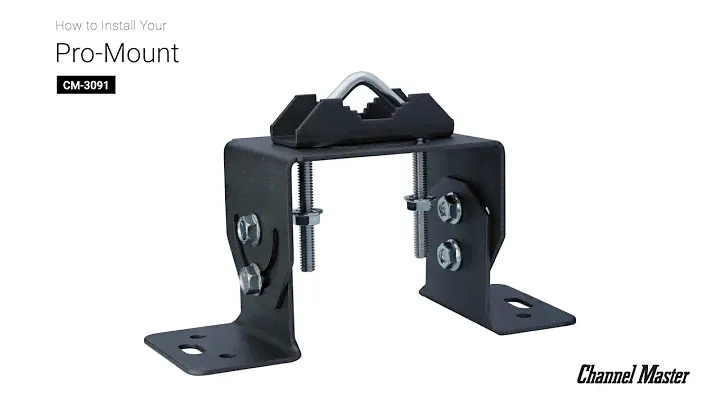 How to Install the Pro-Mount Universal TV Antenna Mount *Made in USA | Channel Master