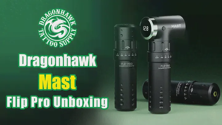 New Unboxing! Mast Flip Pro Wireless & Wired Tattoo Mahcine |Change 2.6-4mm 7 Strokes on the Fly