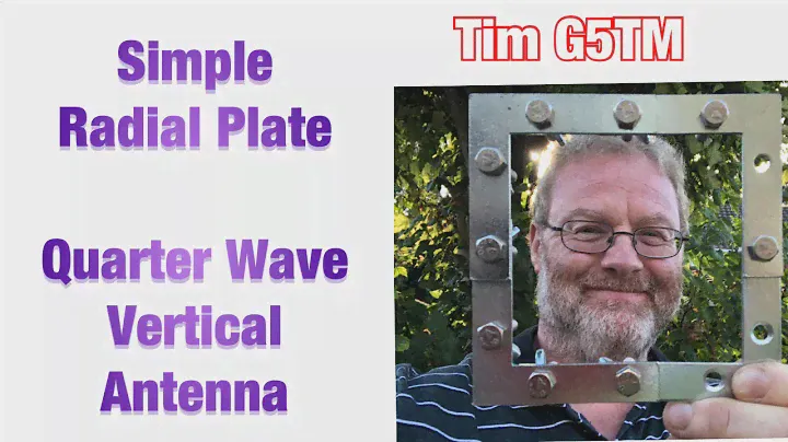 HAM RADIO: Ground Radial Plate - Easy To Make