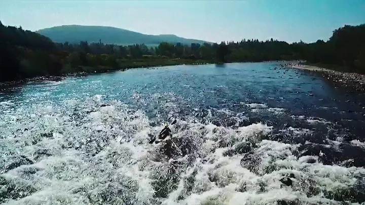 Packrafting the Washing Machine, River Spey, Scotland
