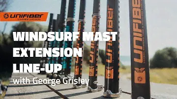 Windsurf Mast Extension Line-up with George Grisley  |  Unifiber Windsurfing Accessories