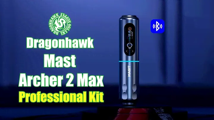 Mast Archer 2 Max Wireless Tattoo Machine Professional Bundle - Bluetooth Version