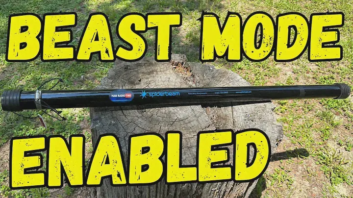 Spiderbeam's Massive 40 Foot Fiberglass Mast!!