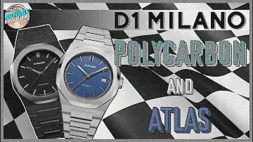 I'm Impressed! | D1 Milano Double Review Of The Polycarbon Quartz & Atlas Automatic Unbox & Review