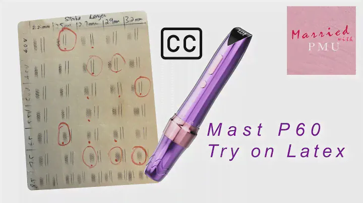 Mast P60 on Latex | Mast P60 Review 02
