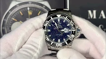 Invicta Pro Diver Reserve Model# 34459 Tungsten Case & Band Sandstone Dial Swiss Automatic Movement