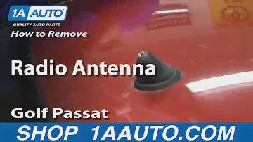 How to Replace Antenna Mast Assembly 1997-2011 Volkswagen Jetta, Golf, or Passat