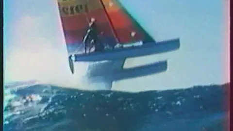 Huge jump Hobie 18