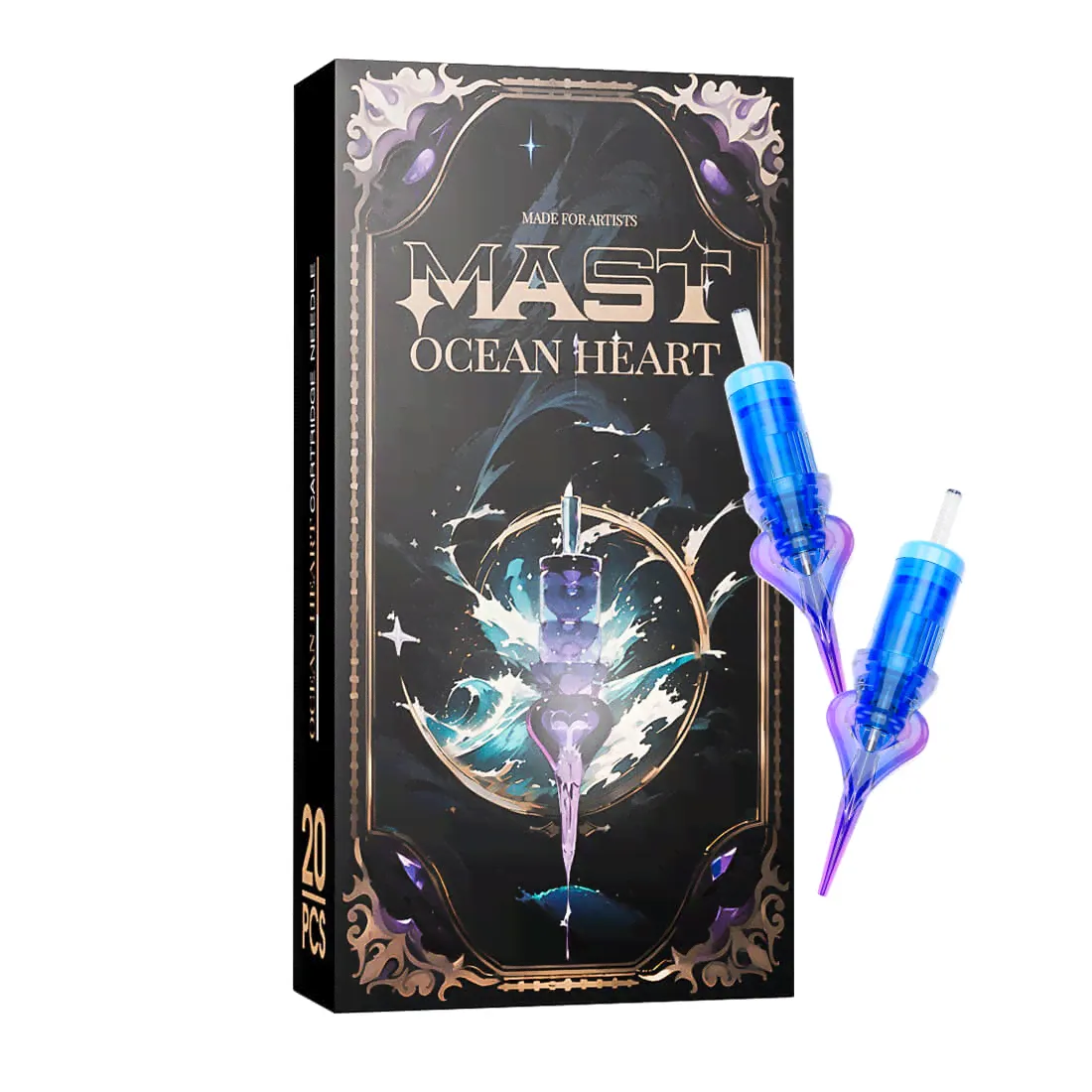 Картриджи для перманента MAST 30/5 RL 20 Ocean Heart (20 шт)-0