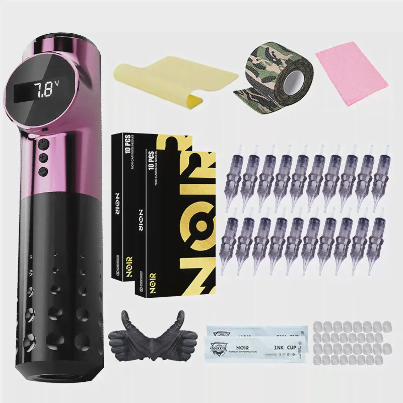 Mast Archer Tattoo Pen Kit 3,5 мм беспроводной батарея беспроводной батареи постоянный макияж с 20,pcs noir 1rl Cartridge Tattoo иглажи