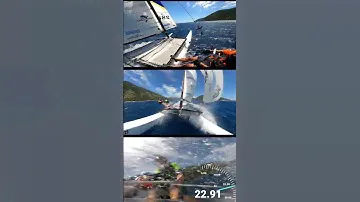 What does 26 knots look like on a Hobie 16?