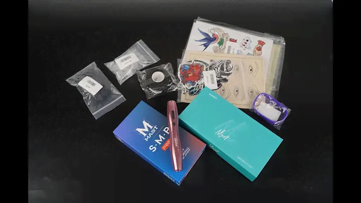 Mast P20 Wireless Tattoo Machine Kit Professional Bundle with Ink